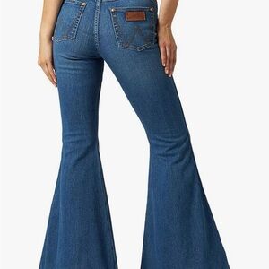 Wrangler Blue Flare Wide Leg Jeans BNWOT